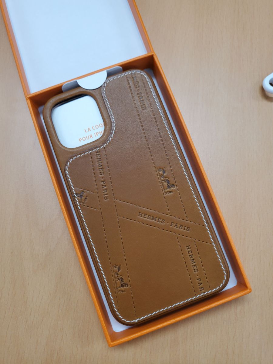 애플 아이폰12 에르메스 가죽케이스 간략 느낌_3.jpg