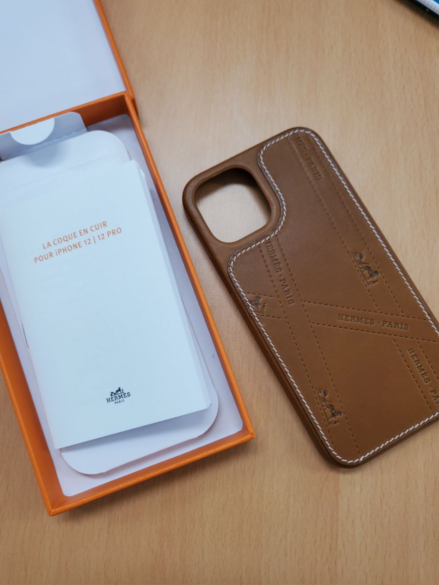 애플 아이폰12 에르메스 가죽케이스 간략 느낌_4.jpg