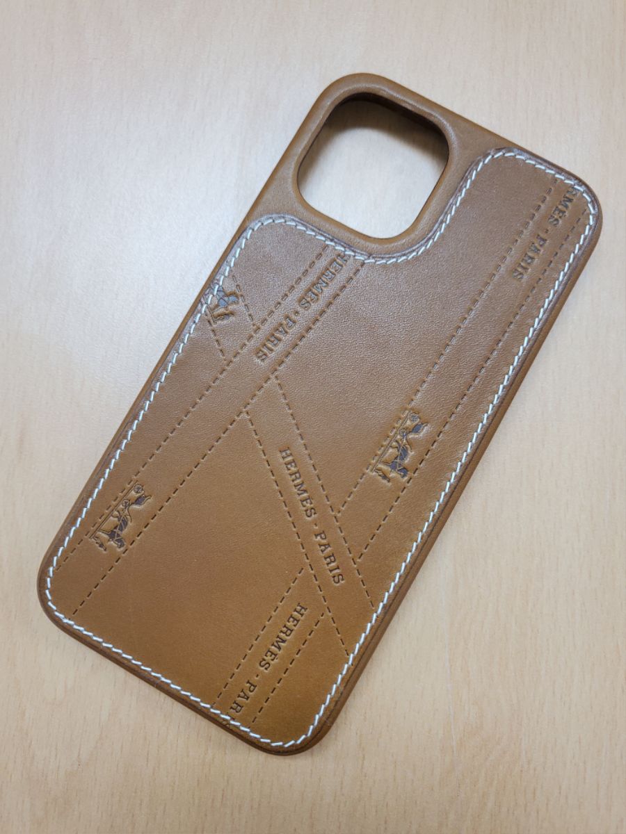 애플 아이폰12 에르메스 가죽케이스 간략 느낌_5.jpg