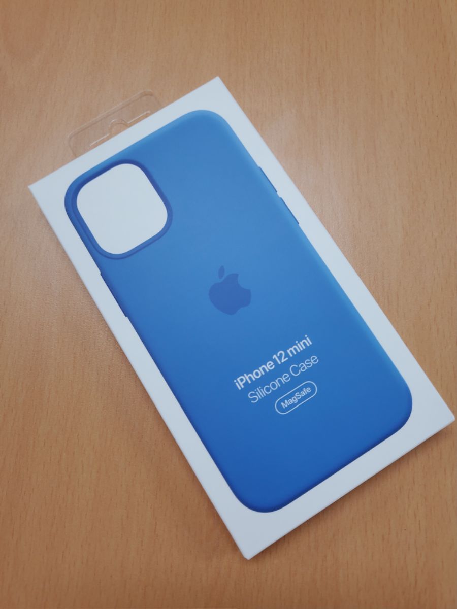 아이폰12 미니 블루 + 카프리 블루 실리콘 케이스_1.jpg