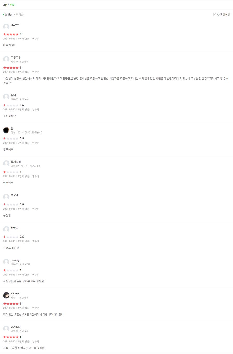 리뷰 고지전이 벌어지고 있는 GS25 상계제일점 | (백업)유머 게시판(2020-2021) 리뷰 고지전이 벌어지고 있는 GS25 상계제일점 | (백업)... 