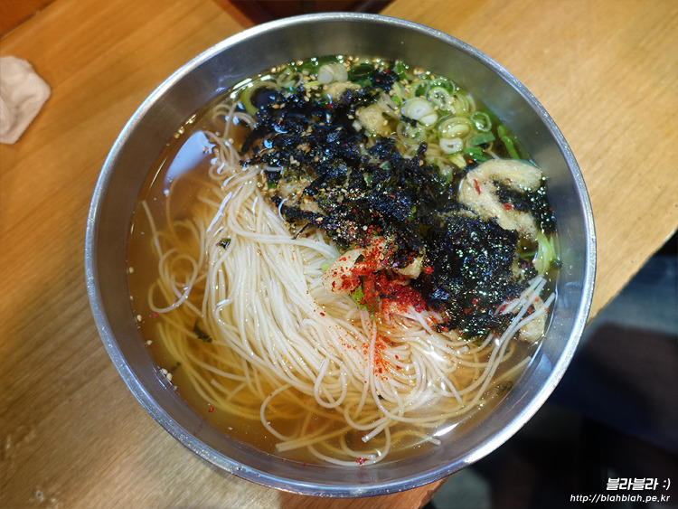 미정국수 냉국수 미쳤네