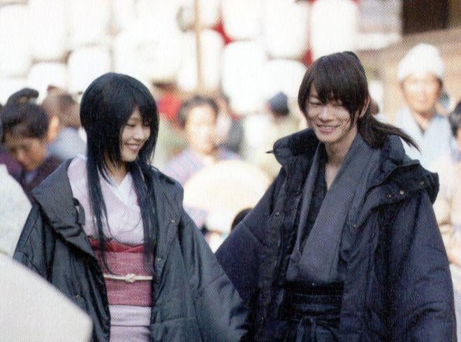 바람의 검심 더 비기닝 사토 타케루,아리무라 카스미 촬영장 사진_3.jpg