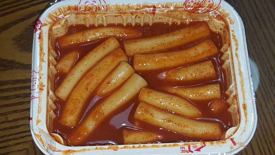신전떡볶이 오징어 튀김