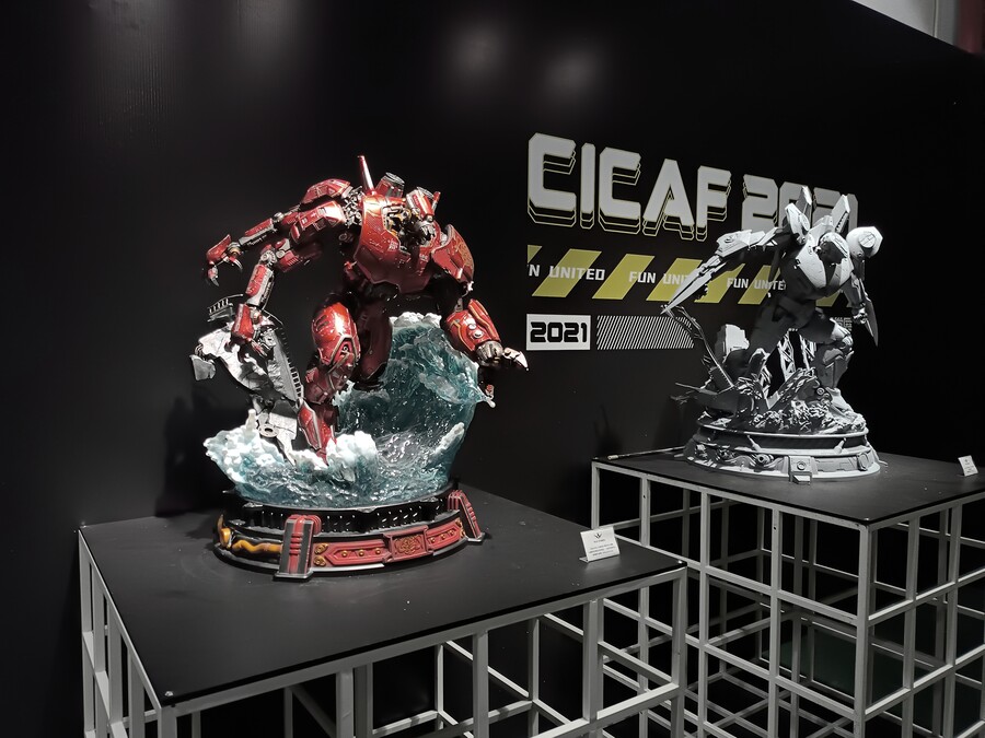 CICAF2021 웨이스튜디오 퍼시픽림 스트라이커 유레카 전시 사진