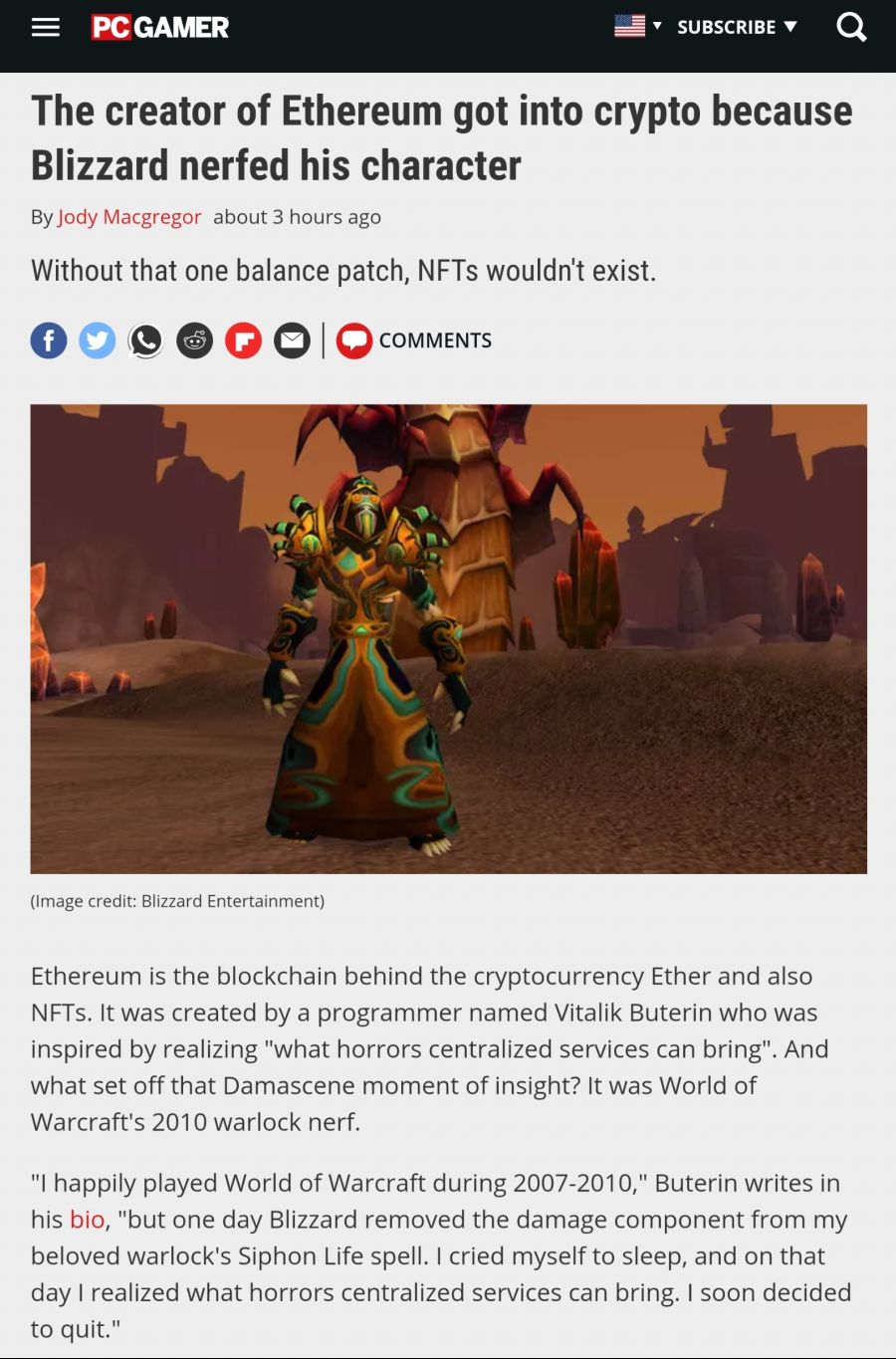 이더리움 창시자가 밝힌 이더리움 탄생 배경 feat wow