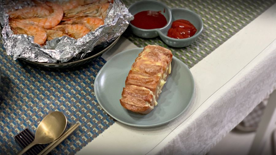 집에서 밥 해먹습니다 - 자작, 아코디언스팸/새우소금구이_4.jpg