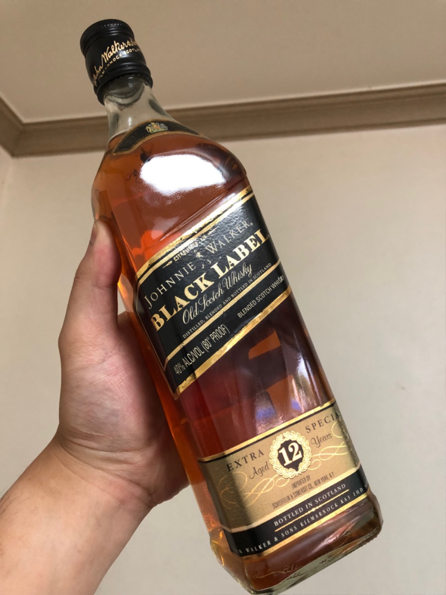 조니워커 블랙 구형 발견