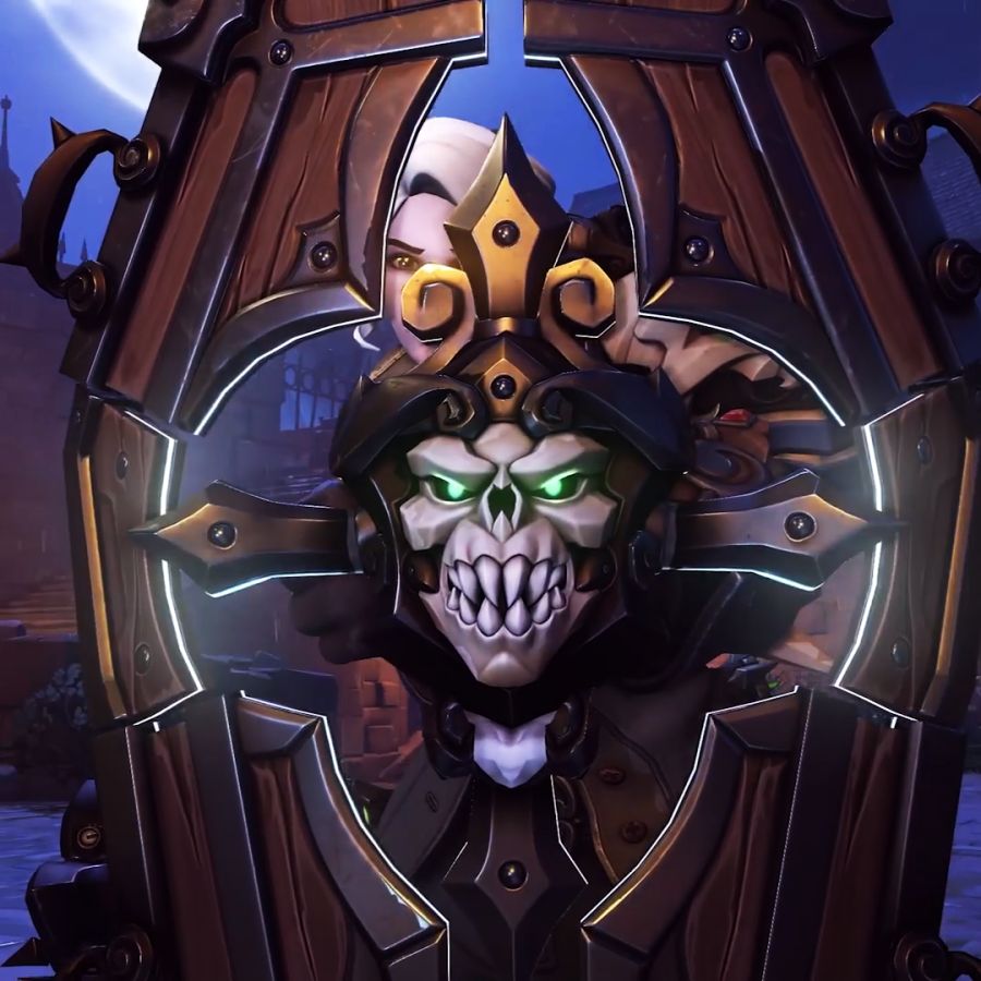 오버워치 2021 공포의 할로윈 흡혈귀 사냥꾼 브리기테 전설 스킨