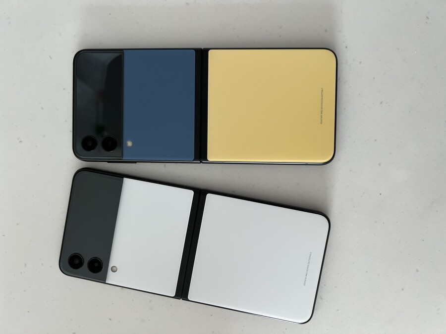 갤럭시Z플립3 비스포크 에디션 (블루 & 엘로우) 오픈박스_4.jpeg