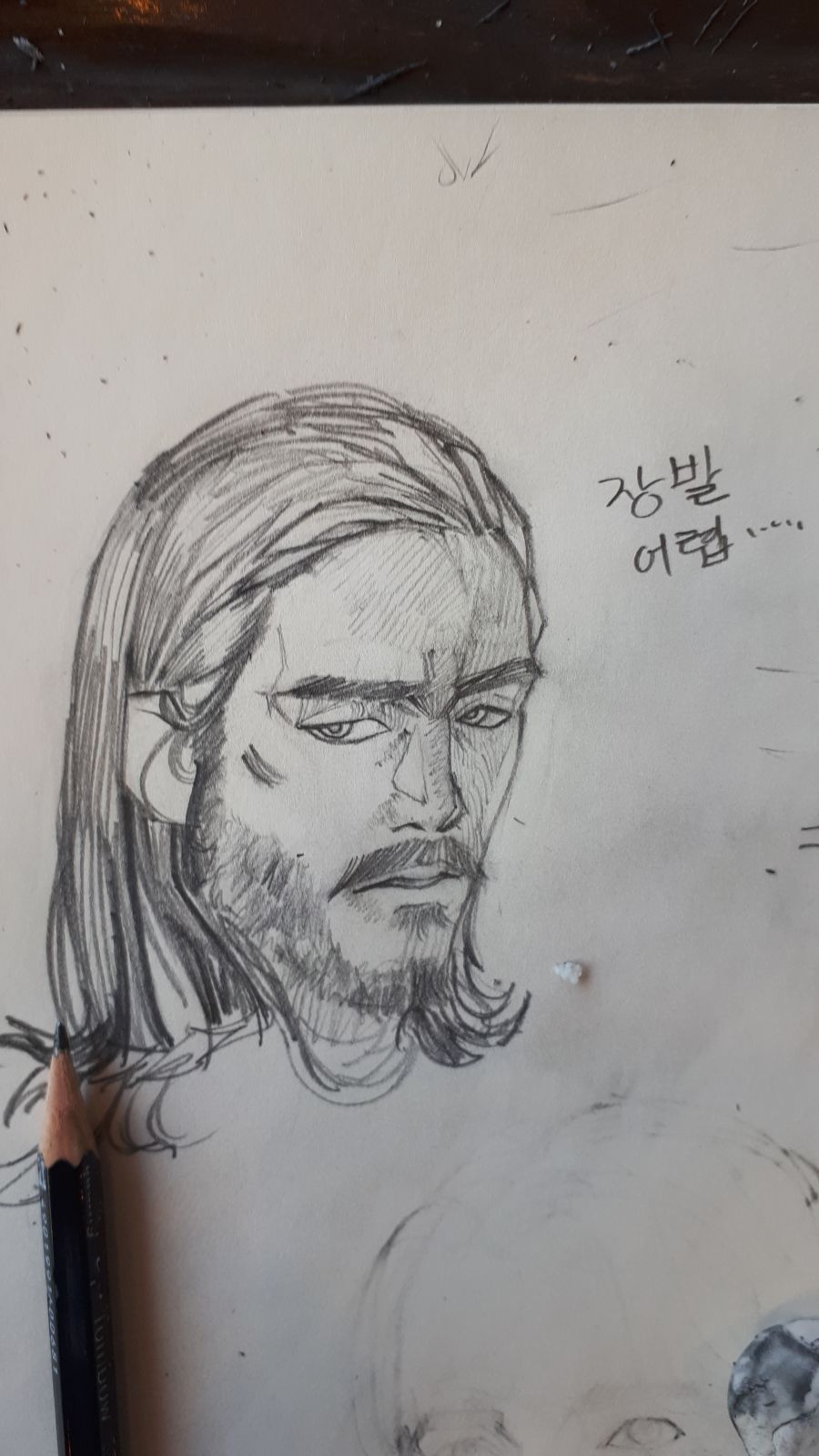 남자 장발 그리기 넘 힘들다_1.jpg