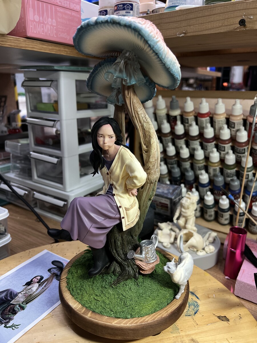 1/7 레진 피규어 완성 'Take your time'_11.jpg