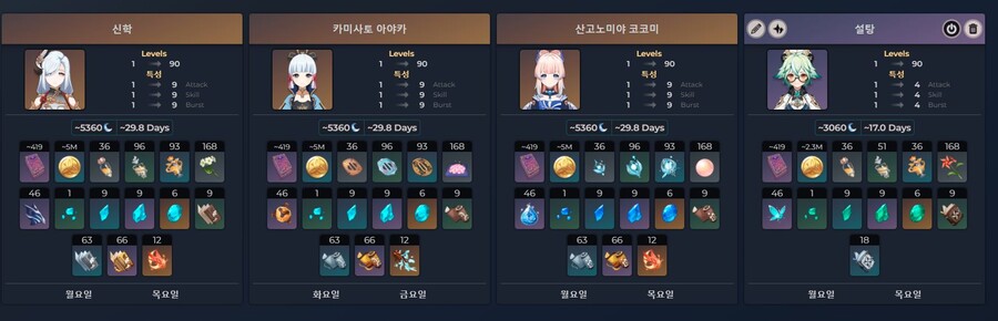 [튜토리얼] 잘 계획해서 캐릭터 육성해보기 GC Planner_22.jpg