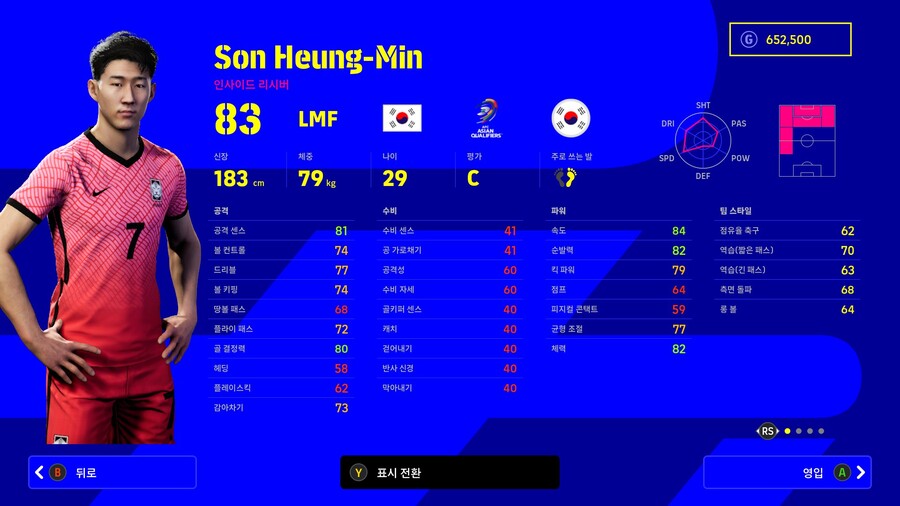 이풋볼 2022 대한민국 선수 페이스 | Pc 정보 게시판 | Ruliweb