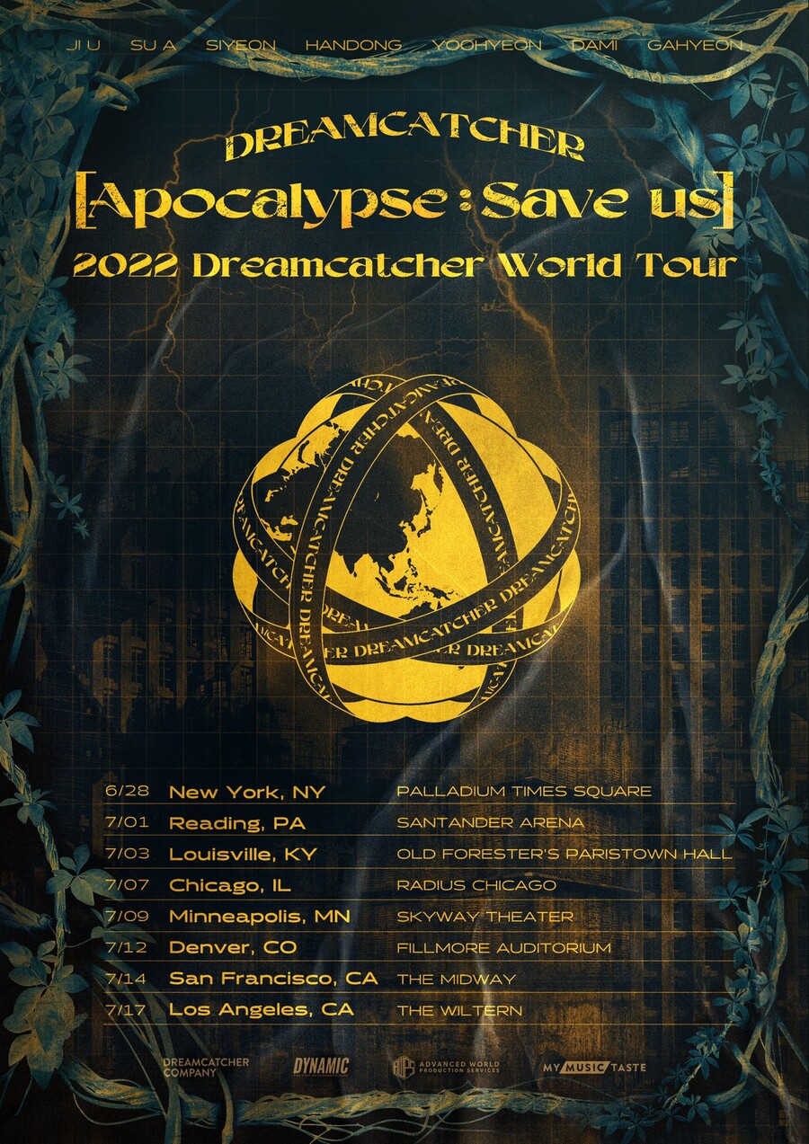 2022 드림캐쳐 월드 투어 [Apocalypse : Save us] in USA | 방송/연예 정보 2022 드림캐쳐 월드 투어 [Apocalypse : Save us] in USA... 
