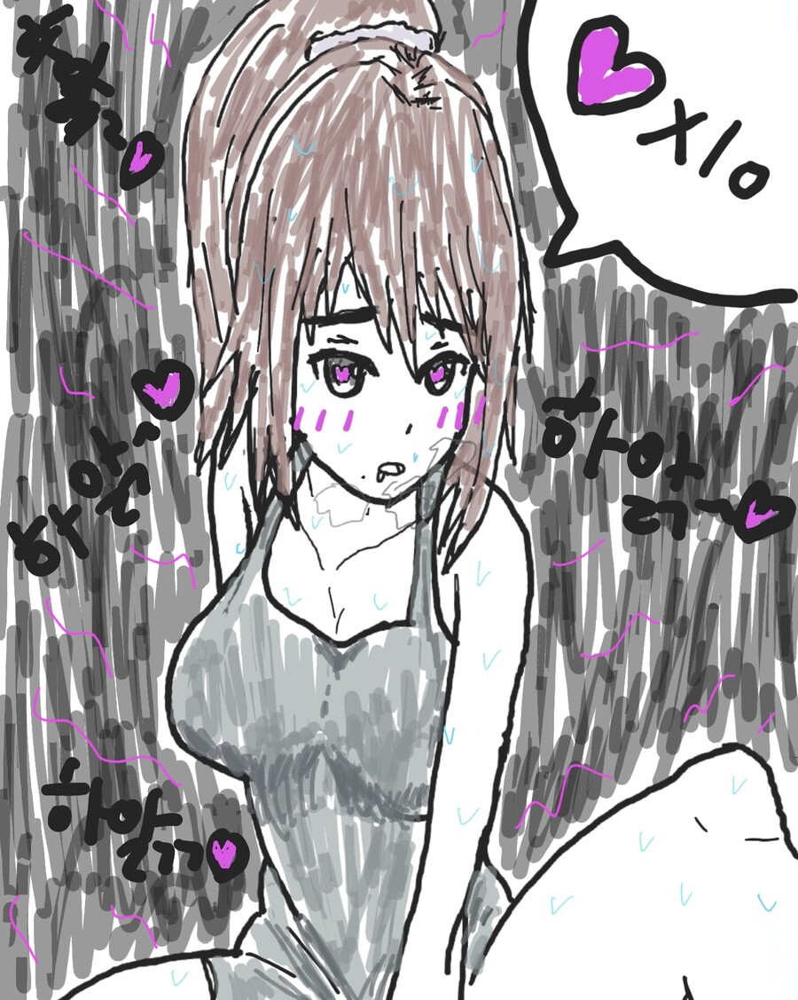 후방?) 포니테일 유부녀 만화.manhwa(그리드맨)_10.jpg