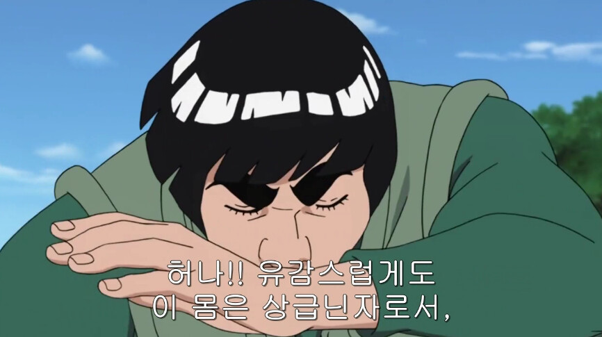 나루토 가이센세가 빛인 이유 jpg