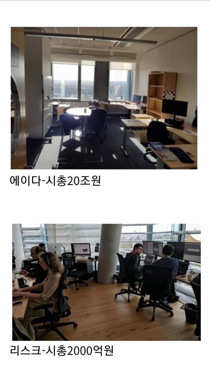 코인알트코인들의 본사 사무실 풍경