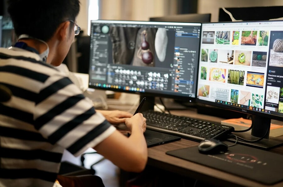 내년 최대 기대작 검은 신화 오공 개발자와 사무실 모습_16.jpg