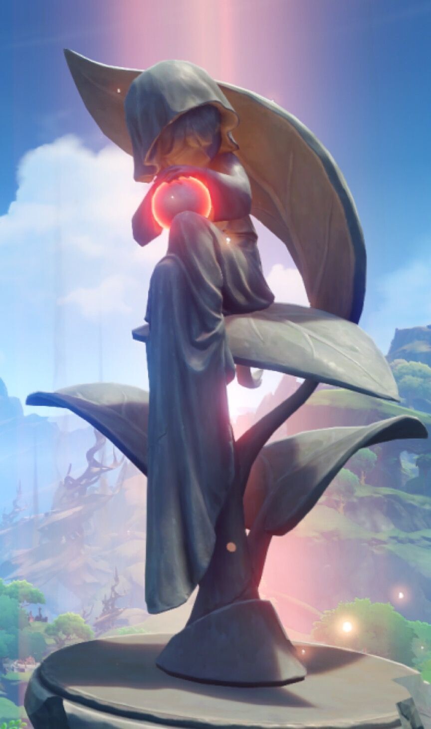 원신) 일곱신상 정면 모습 + 풀 속성 보석 유머 게시판