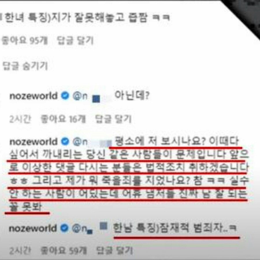 노제 이제완전 끝났다 과거 "한남,냄저" 페미였음_1.jpg