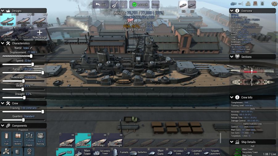 [군함 설계] Ultimate Dreadnaughts - 너무나도 아쉬운 게임_18.jpg