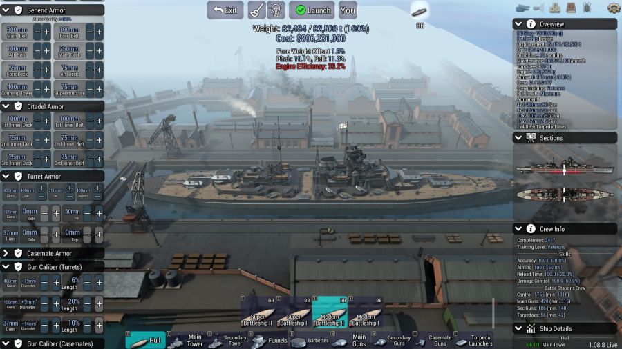 [군함 설계] Ultimate Dreadnaughts - 너무나도 아쉬운 게임_1.jpg