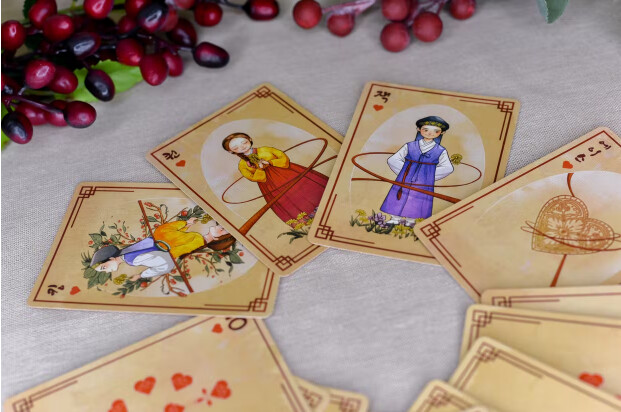 [텀블벅]한국풍 붉은실 트럼프카드 펀딩 D-3_1.png