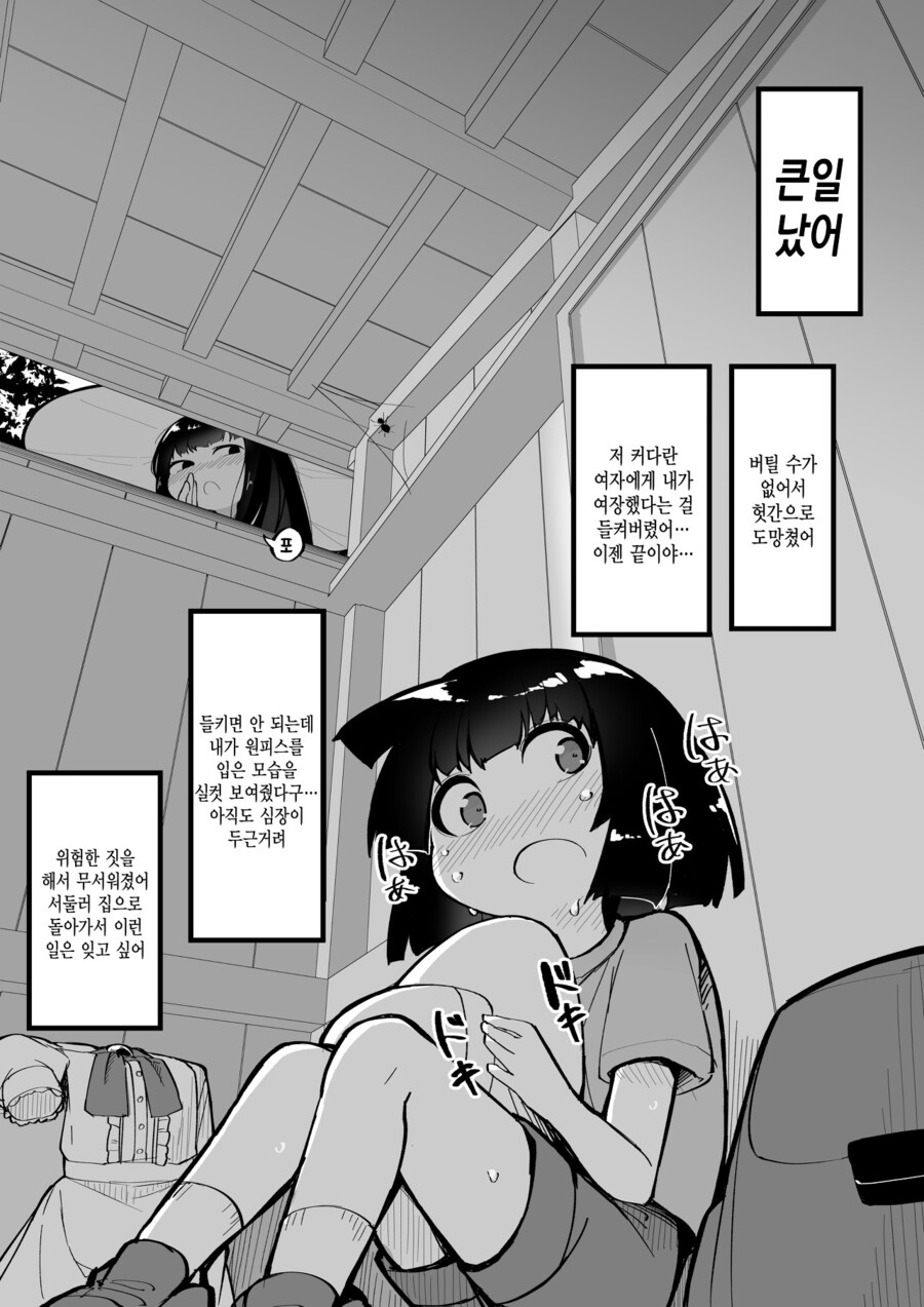 여장을 하고 돌아 다니다가, 팔척귀신을 만나는 만화.jpg_4.jpeg