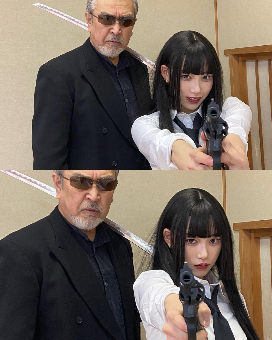 야쿠자 코스프레한 부녀지간.jpg_6.jpg