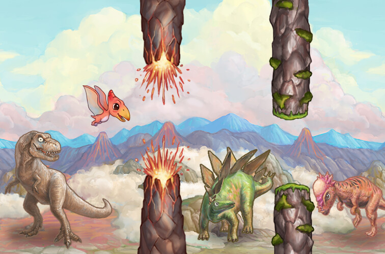 제 점수 깨주세요 17점 공룡 나는 게임_1.png