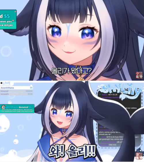 버튜버)릴리 방에 난입한 120만 "좀비 버튜버 올리"_1.png