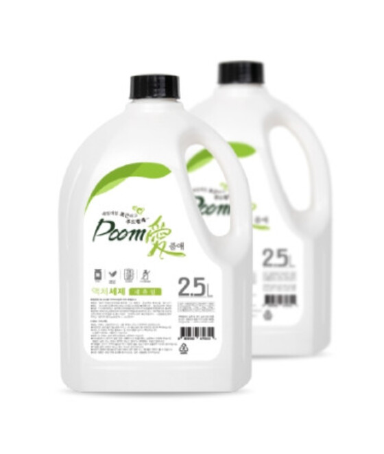 천연액체세제 품애 2.5리터 4개/일반드럼겸용_1.png