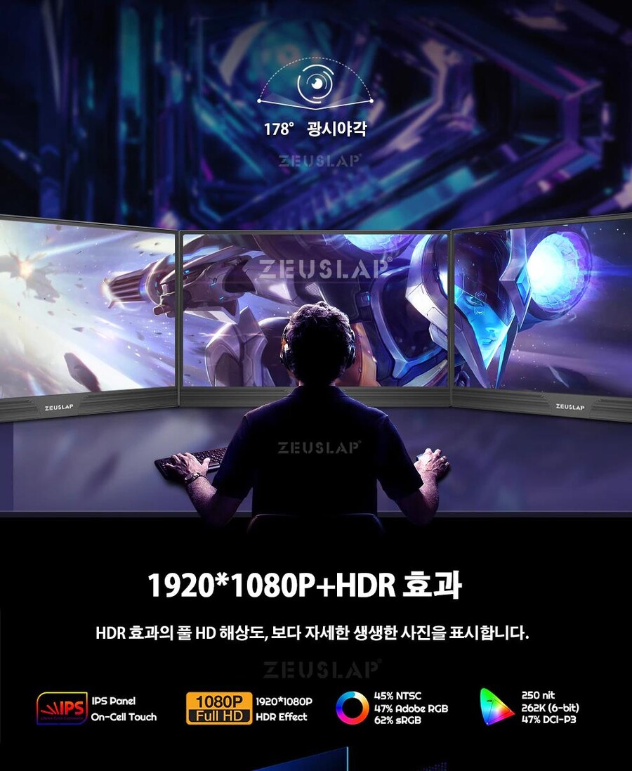 ZEUSLAP 15.6 인치 터치 패널 휴대용 모니터 ($80.05/무료)_3.jpg