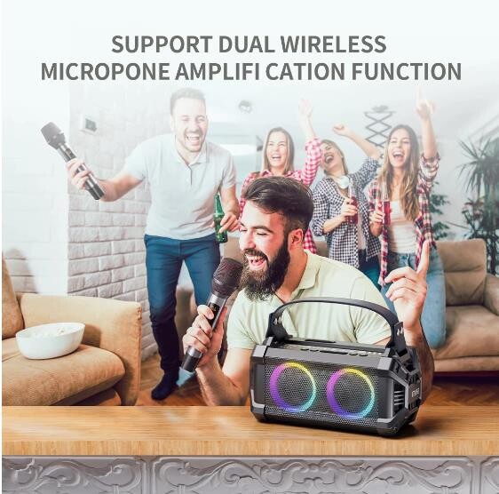 Mifa WildRock 휴대용 노래방 스피커 무선 마이크 ($108.84/무료)_3.jpg