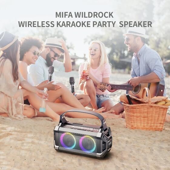Mifa WildRock 휴대용 노래방 스피커 무선 마이크 ($108.84/무료)_4.jpg