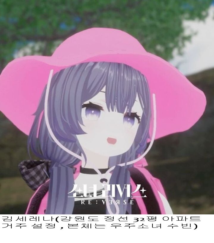 1월 공개 버츄얼 걸그룹 서바이벌 출전 캐릭터 소개(본체는 전현직 걸그룹)_16.jpg