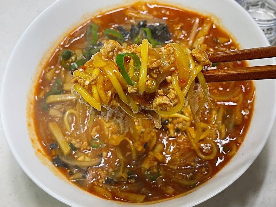 장칼국수