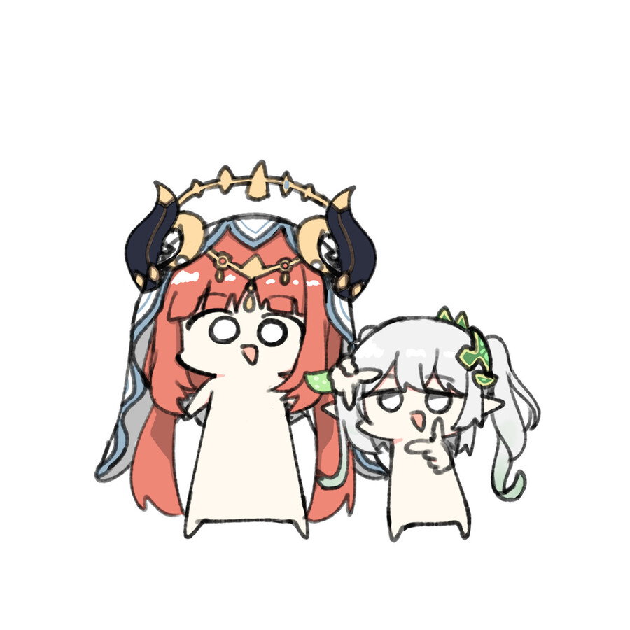 원신) 후방) 알몸 닐루와 나히다_1.jpg