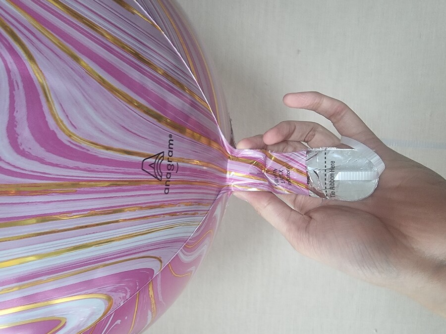 딸기크림 츄파춥스 사탕 같은 아나그램 핑크 마블 오브 은박풍선_12.jpg