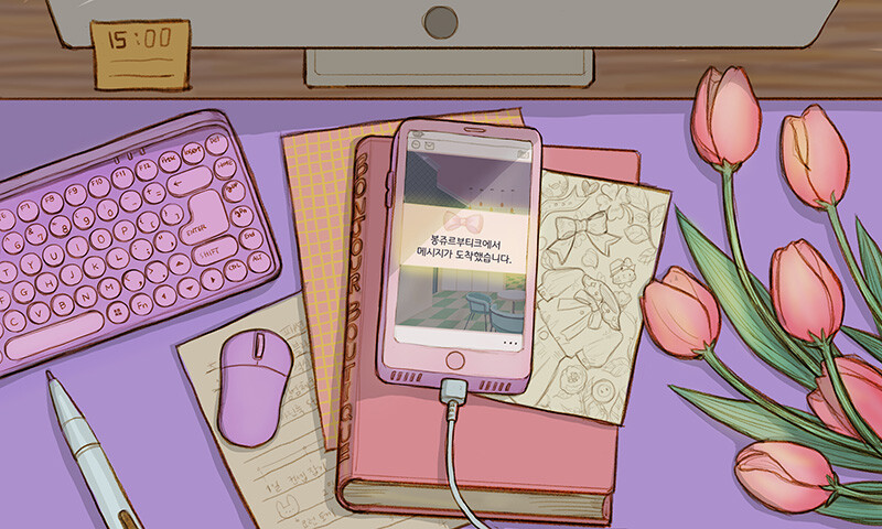 클래식한 옷가게 경영 타이쿤 게임 "봉쥬르 부티크" 출시!_3.jpg