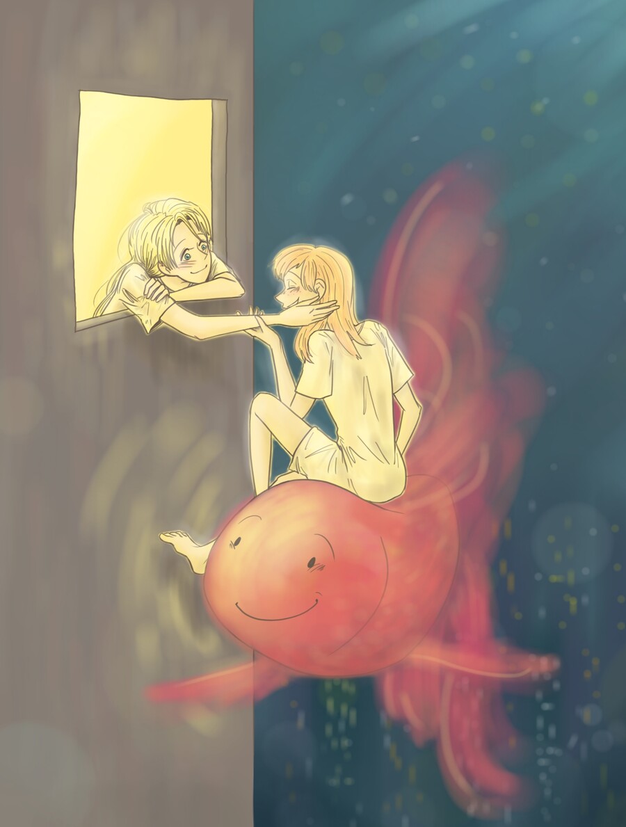 겨울왕국) 팬픽 금붕어 아트._6.jpg