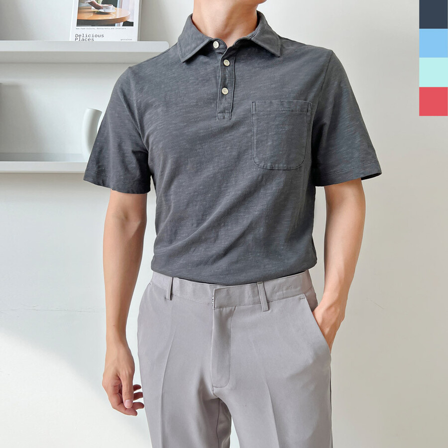 [네이버] ★핫딜★ 카라티 반팔티 티셔츠 남자 면 PK (11,050)_1.jpg