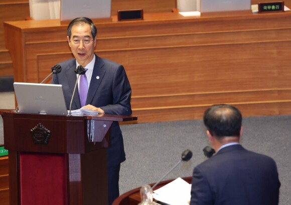 한덕수 “몇 번 얘기하나”…후쿠시마 오염수 방류 질의에 짜증_1.jpg