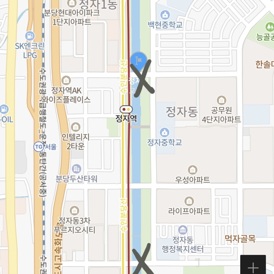 자전거) 탄천 길 통제 되서 슬프다._2.jpg