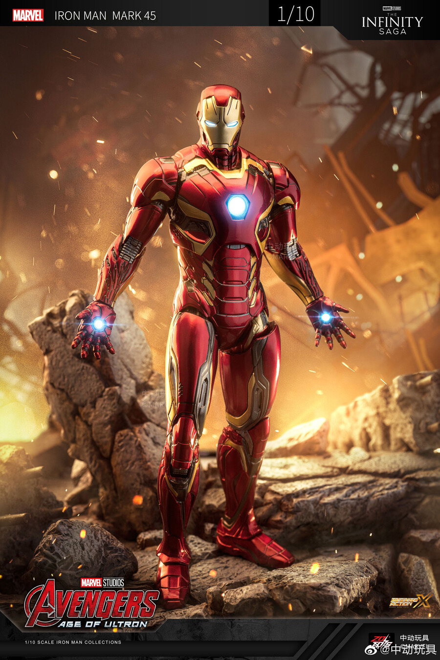 [ZD토이즈] 1/10 인피니티 사가 - 아이언맨 마크45_9.jpg