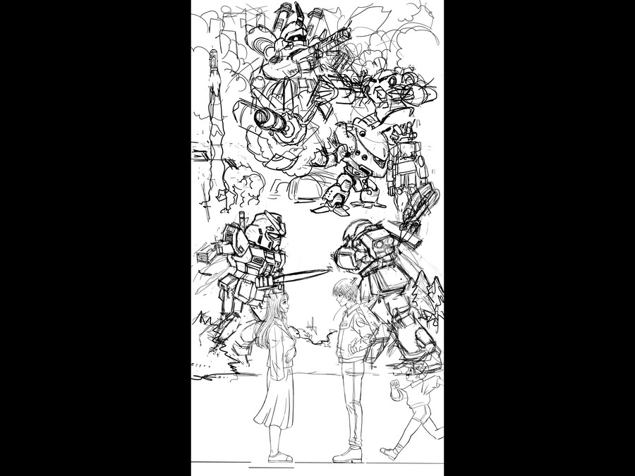 **'건담 0080 주머니속의 전쟁' 그림 과정**_5.png