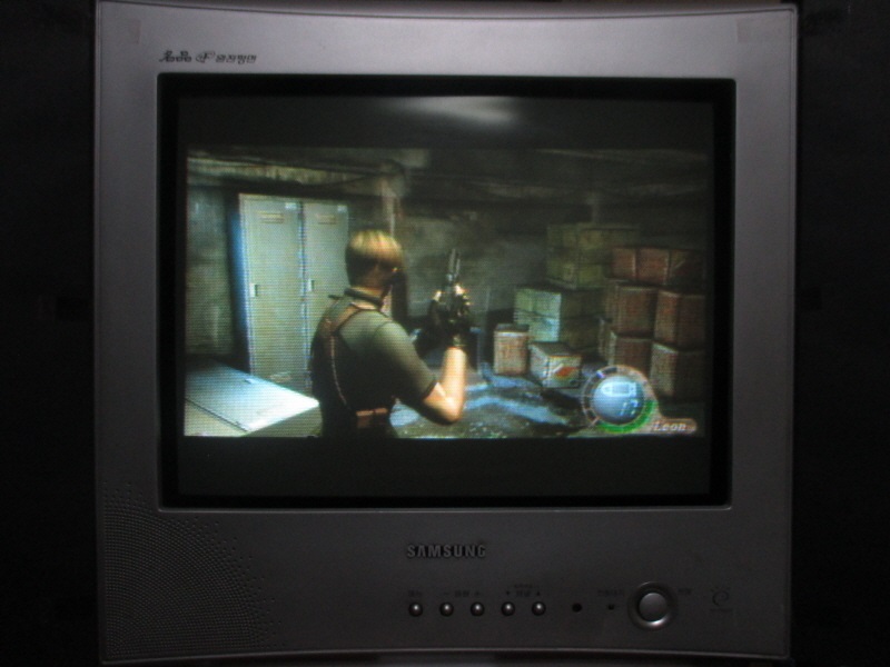 바이오 하자드 4 (11) - 브라운관 티비 화면_1.jpg