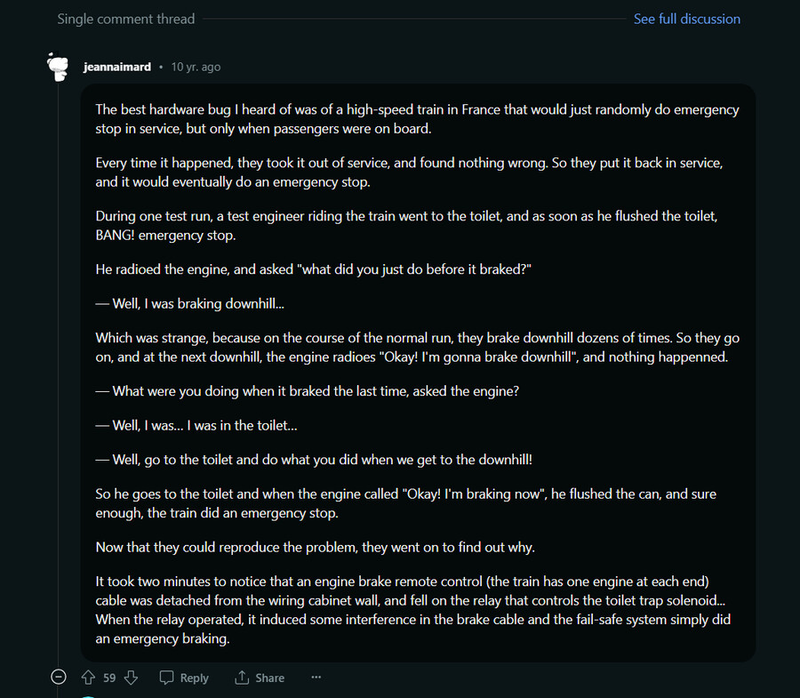 화장실 물을 내리면 멈춰서버리는 테제베(프랑스 기차)_1.png