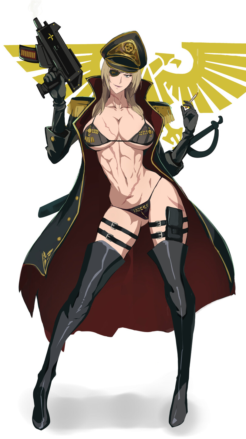 워해머) 가드맨의 사기를 끌어올리는 커미사르_3.jpeg